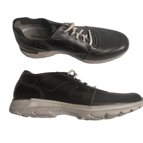 Dansko Other - Dansko Wesley Lace Up Black Leather Men's Comfort Sneaker Men's Size 12